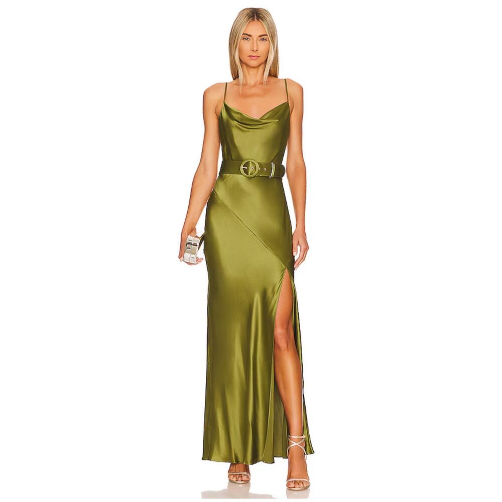 NICHOLAS Olive Green Maxi Dress